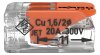 100x WAGO Klemmen 221-412 Verbindungsklemmen mit Hebel Hebelklemme COMPACT 0,2-4 mm²  für alle Leiterarten 2-Leiter