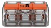 50x WAGO Klemmen 221-413 Verbindungsklemmen mit Hebel Hebelklemme COMPACT 0,2-4 mm²  für alle Leiterarten 3-Leiter