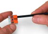50x WAGO Klemmen 221-413 Verbindungsklemmen mit Hebel Hebelklemme COMPACT 0,2-4 mm²  für alle Leiterarten 3-Leiter