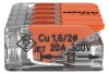 25x WAGO Klemmen 221-415 Verbindungsklemmen mit Hebel Hebelklemme COMPACT 0,2-4 mm²  für alle Leiterarten 5-Leiter