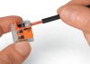 25x WAGO Klemmen 221-415 Verbindungsklemmen mit Hebel Hebelklemme COMPACT 0,2-4 mm²  für alle Leiterarten 5-Leiter