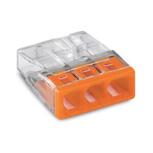 100x WAGO Klemmen 2273-203 Verbindungsdosenklemmen...