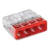 100x WAGO Klemmen 2273-204 Verbindungsdosenklemmen COMPACT für eindrähtige Leiter bis 2,5 mm² 4-Leiter