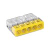 100x WAGO Klemmen 2273-205 Verbindungsdosenklemmen COMPACT für eindrähtige Leiter bis 2,5 mm² 5-Leiter