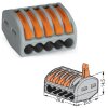 40x WAGO Klemmen 222-415 Verbindungsklemme mit Hebel Hebelklemme CLASSIC für feindrähtige Leiter 0,08 - 4 mm² 5-Leiter