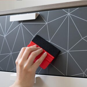 d-c-fix Klebefolie Tico Silver Grau Möbelfolie Selbstklebend Dekor 200 x 45 cm