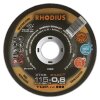 10x RHODIUS XTK6 EXACT Trennscheibe für Winkelschleifer Flex Ø 115 x 0,6 mm