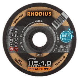 10x RHODIUS XT38 Trennscheibe für Winkelschleifer Flex alle Größen