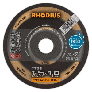 10x RHODIUS XT38 Trennscheibe für Winkelschleifer Flex alle Größen