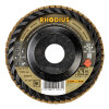 10x RHODIUS JUMBO LONGLIFE TRIM Fächerschleifscheibe mit Lamellen alle Größen und Körnungen