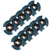 10x RHODIUS VISION PRO Zirkon Fächerschleifscheibe mit Lamellen alle Größen und Körnungen