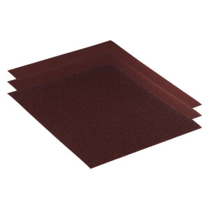 50x RHODIUS KKBR 230 x 280 mm Schleifbogen Schleifpapier Handschliff alle Körnungen