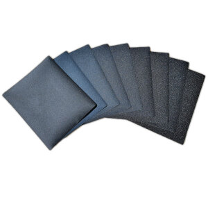 50x RHODIUS WSP 230 x 280 mm Schleifbogen Nassschleifpapier Handschliff alle Körnungen