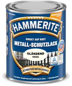Hammerite Metallschutzlack glänzend 3in1 Direkt auf...