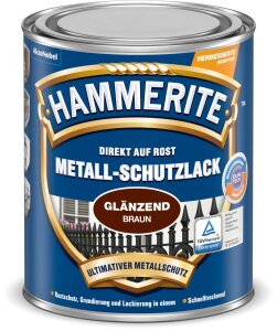 Hammerite Metallschutzlack 3in1, 250 ml, glänzend