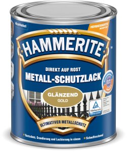 Hammerite Metallschutzlack 3in1, 250 ml, glänzend