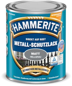 Hammerite Metallschutzlack matt 3in1 Direkt auf Rost alle Farben 250 ml