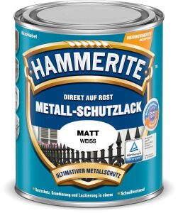 Hammerite Metallschutzlack matt 3in1 Direkt auf Rost alle Farben 250 ml