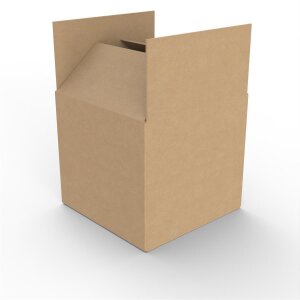 50x Versandkarton Verpacken Faltkarton Innenmaß 200x200x220 mm zweiwellig