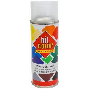 Hitcolor Sprühlack Spraydose Klarlack Matt 400 ml