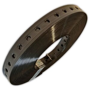 10 m Lochband Nagelband Befestigungsband Stahl...