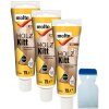 3x Molto Holzkitt Set Schwarz 75 g Reparaturspachtel Löcher füllen