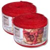 2 x 25 m Windhager Juteband Wickelstreifen Baumschutz Breite 10 cm rot