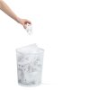 Zeller Papierkorb Mesh Weiß Ø 29,5x35 cm