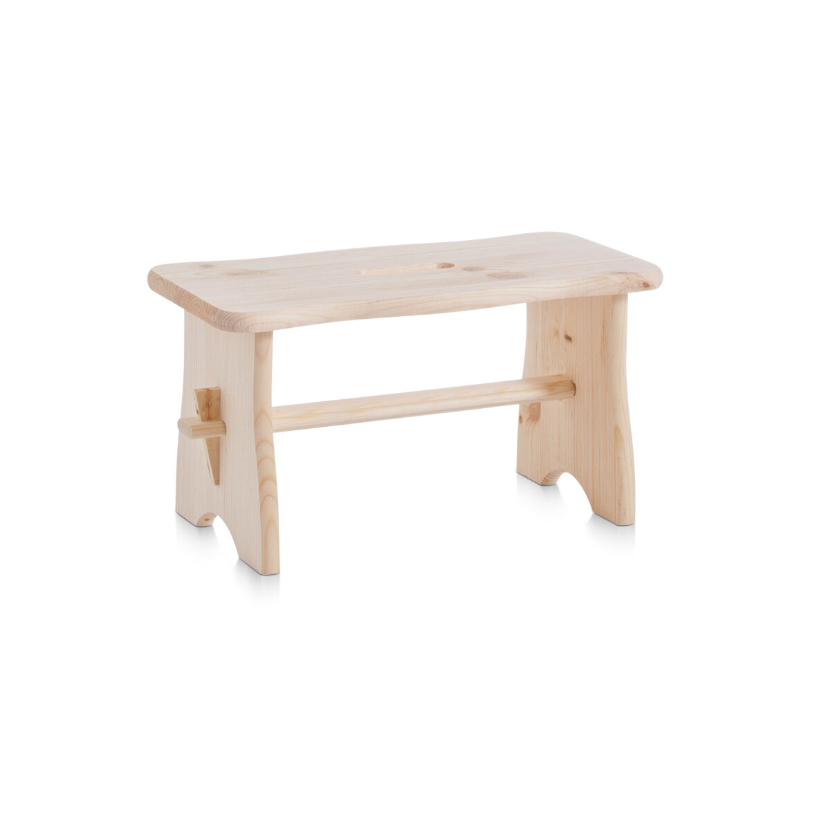 Zeller Fußbank Kiefer 39x19x21 cm Tritthilfe Hocker