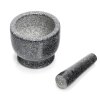 Zeller Mörser & Stößel-Set Granit Anthrazit Ø 12x10 cm
