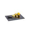 Zeller Glasschneideplatte "Schiefer" Anthrazit 40x30 cm