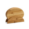 Zeller Brettchenständer-Set 7-teilig Bambus 24x8x19 cm