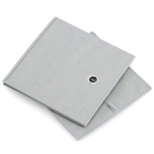 Zeller Aufbewahrungsbox Vlies Hellgrau 28x28x28 cm