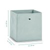 Zeller Aufbewahrungsbox Vlies Mint 28x28x28 cm