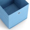 Zeller Aufbewahrungsbox Vlies Rauchblau 28x28x28 cm