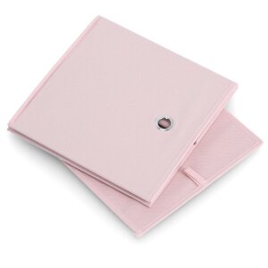 Zeller Aufbewahrungsbox Vlies Rosé 28x28x28 cm