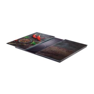Zeller Herdabdeck-/Schneideplatten-Set Chili 2-teilig 30x52 cm