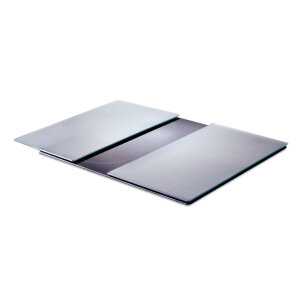 Zeller Herdabdeck-/Schneideplatten-Set Metall 30x52 cm