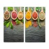 Zeller Herdabdeck-/Schneideplatten-Set Spices 30x52 cm