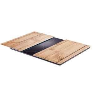 Zeller Herdabdeck-/Schneideplatten-Set Wood 30x52 cm