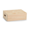 Zeller Allzweckkiste mit Deckel Nadelholz 40x30x14 cm