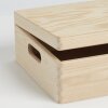 Zeller Allzweckkiste mit Deckel Nadelholz 40x30x14 cm