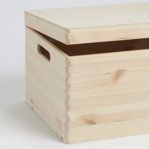 Zeller Allzweckkiste mit Deckel Nadelholz 40x30x23 cm
