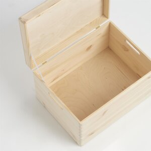 Zeller Allzweckkiste mit Deckel Nadelholz 40x30x23 cm