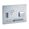 Zeller Memoboard mit Utensilien Edelstahl 50x35  cm