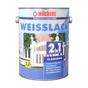 Wilckens Weißlack 2in1 glänzend Weiß...