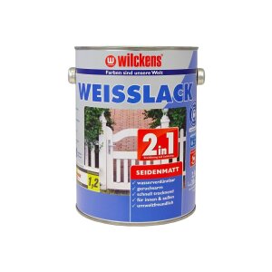 Wilckens Weißlack 2in1 seidenmatt Weiß 2,5l...