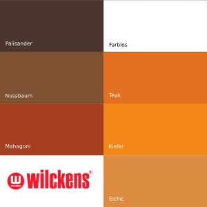 Wilckens Holzschutzgel tropffrei Nussbaum 5l seidenmatt Holzschutz Gel außen