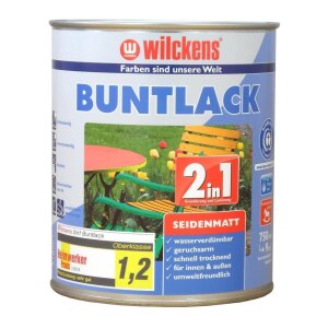 Wilckens Buntlack 2in1 RAL6005 Moosgrün seidenmatt...