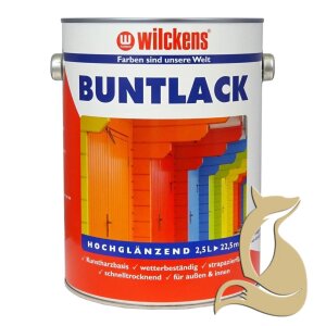 Wilckens Buntlack RAL1001 Beige hochglänzend 375ml...